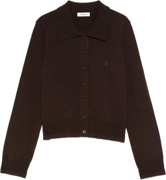 Sandro fine knit cardigan - Brown