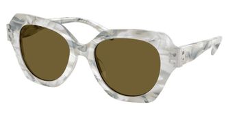 Tory Burch TY7215U 318473 Womens Sunglasses Brown Size 51