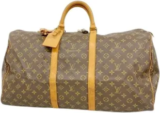 Louis Vuitton Pre-owned Weekend Bags, unisex, Brown, Size: ONE SIZE Pre-owned Keepall 55 Boston Bag