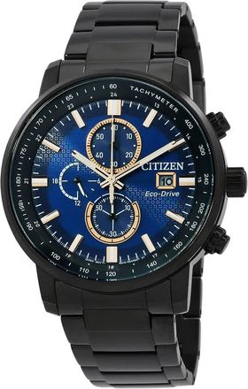 Citizen Chronograph Quartz Blue Dial Mens Watch CA0845-83L
