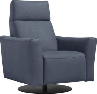 Egoitaliano Sessel »Blues Designsessel, Loungesessel,« drehbar, inkl. manuelle Relaxfunktion durch Push-Back-Mechanismus