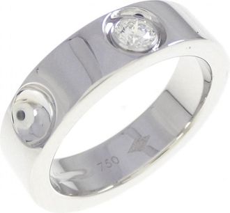 Louis Vuitton White Gold (18K) Band Ring (Pre-Owned)