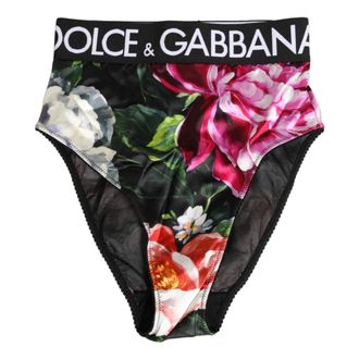 Dolce & Gabbana Bottoms, female, Multicolor, Size: XS High-Waist Panty