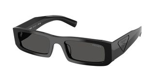 Prada PR D09SD Asian Fit 16K08Z Mens Sunglasses Black Size 54