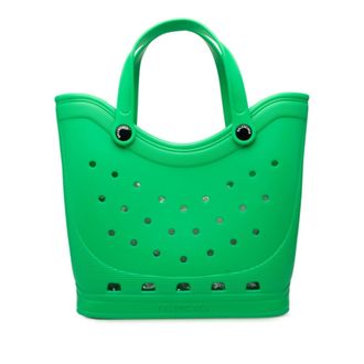 Balenciaga Green Rubber Tote Bag (Pre-Owned)