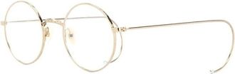 Moscot Glasses, unisex, Yellow, Size: 44 MM Hamish OPT Antique Gold Optical Frame