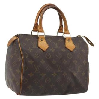 Louis Vuitton Pre-owned Speedy 25 Handbag - Dames - Pre-owned - Bruin - Maat: ONE Size Leer