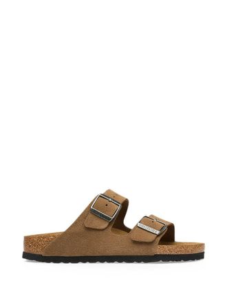 Birkenstock Arizona Dark Tea, Suede Leather