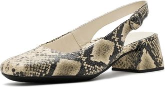 Vionic Reyes Womens Shoes Cream Snake Leather : 7.5 M