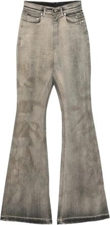 Rick Owens Flared Jeans - Dames - Flared Jeans - Grijs - W28 - Jeans