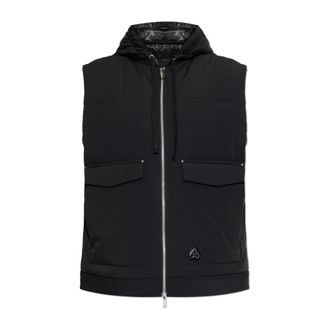 Moose Knuckles Vests, male, Black, Size: XL Brixton Down Vest