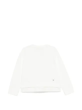 Emporio Armani Logo Cotton Sweatshirt - White