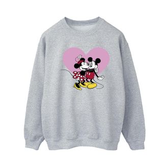Disney Dames/Dames Mickey Mouse Love Languages Sweatshirt (Sportgrijs)