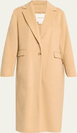 Vince Cashmere-Wool Single-Breasted Coat