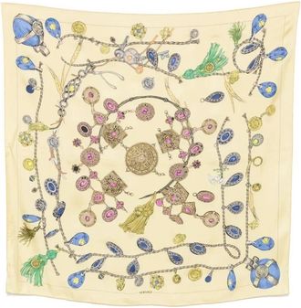 Versace Scarf Silk Twill Broken Jewels