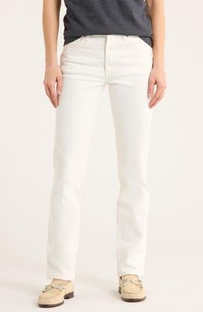 Buck Mason Mid Rise Ankle Cigarette Jeans in Natural at Nordstrom Rack, Size 26