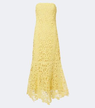 SIMKHAI Sera lace bustier dress