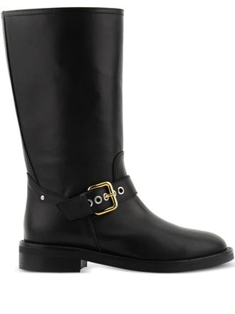 PAUL WARMER Stivali City con fibbia - Nero