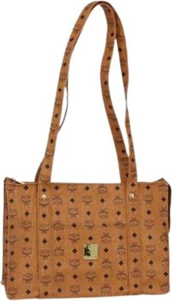 MCM Pre-owned Tote Bag - Dames - Vintage Shopper - Bruin - ONE Size - Leer - Vintage
