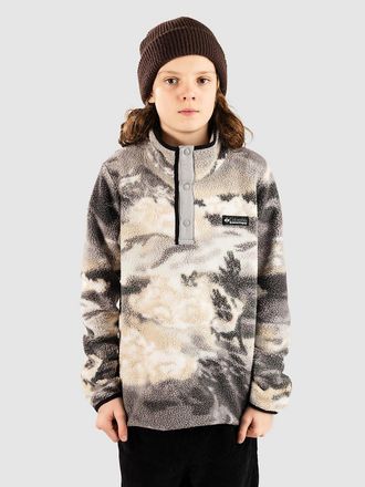 Columbia Helvetia II Printed Snap Kids Half-Zip Fleece Trui grijs