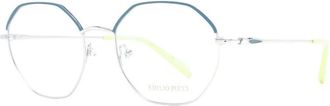 Pucci Stijlvolle Metalen Ronde Optische Monturen - Dames - Brillen - Grijs - ONE Size - Accessoires