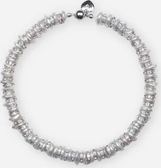 Julietta Womens Cleo Necklace In Silver