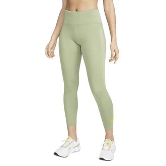 Nike Dri-fit 7/8 Mid Rise Oil Green Hardlooplegging