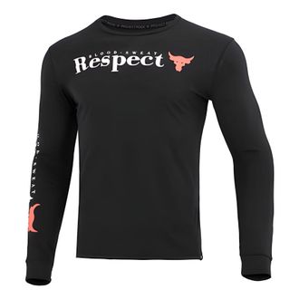 Under Armour Project Rock Respect Long Sleeve T-shirt Black 1373761-001