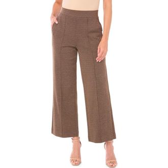 Vince Camuto Pintuck Pleat Wide Leg Pants in Foxtrot at Nordstrom Rack, Size Small P