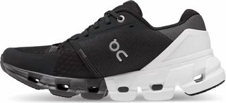 On Womens Cloudflyer 4 Running Shoes In Black White