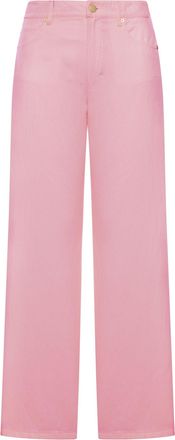 Max Mara 5-POCKET COTTON AND LINEN TROUSERS - Smaxmara - Woman