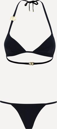 Dolce & Gabbana Bikini a triangolo con placca dorata Woman 3