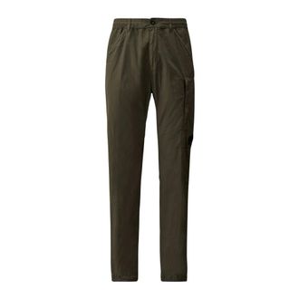 C.P. Company Slim-fit Trousers, male, Gray, Size: L Flatt Nylon Cargo Trousers