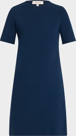 Lafayette 148 New York Short-Sleeve Knit Dress