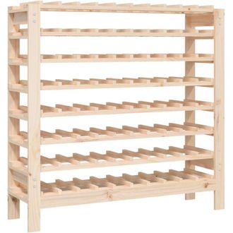 vidaXL Vidaxl - Botellero Madera Maciza De Pino 109,5x30x107,5 Cm