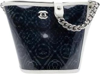 Chanel Bolso Cubo Pre-owned de PVC - Pre-owned - Mujer - Azul - ONE SIZE