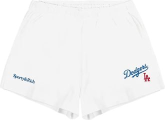 Sporty & Rich Shorts con ricamo - Bianco