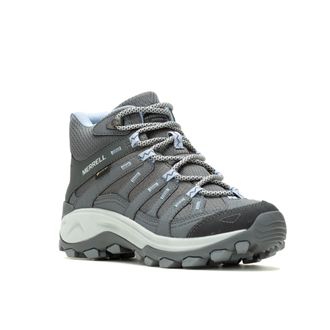 Merrell Wanderschuh MERRELL CLAYPOOL 2 SPORT MID GORE-TEX, Damen, Gr. 37,5, grau (rock), Synthetik, Schuhe Wanderschuh, wasserdicht