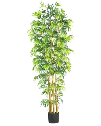 Nearly Natural 7Ft Bambusa Bamboo Silk Tree