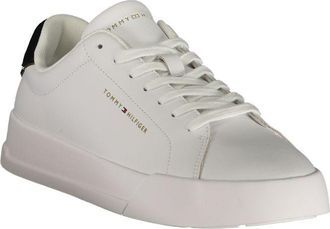 Tommy Hilfiger Leather & Polyurethane Sneaker - White