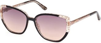 Guess GU7882 01Z Womens Sunglasses Black Size 55