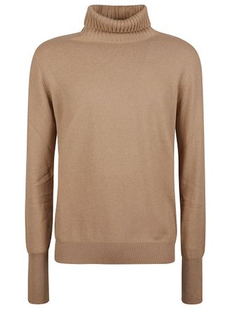 Ballantyne Plain Stitch Luxurious Cashmere Turtleneck Sweater