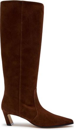 Stuart Weitzman Stuart Weitzman Stassie 60 Suede Knee-high Boots - Brown - 40.5 (IT40.5 / UK7.5)