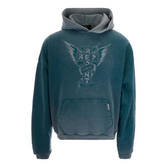 Represent Westside Hoodie - male - REPRESENT - Hoodies - Green - L - Sweatshirts & Hoodies