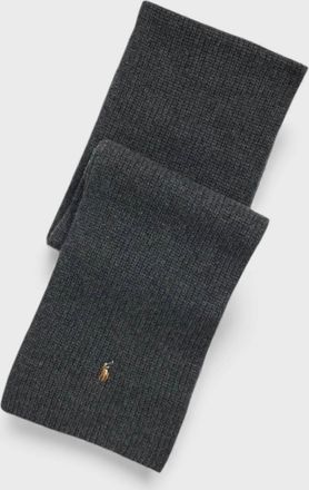 Ralph Lauren Mens Polo Ralph Lauren Scarf Grey - Black
