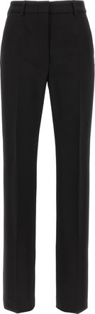 Sportmax Black Viscose Casual Womens Pants