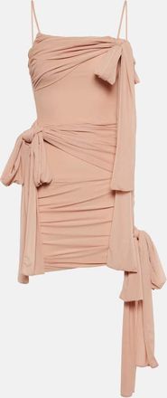 Blumarine Ruched jersey minidress
