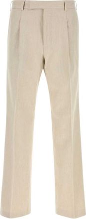Pantaloni Torino Katoenmix Broek - Heren - Nette broeken - Beige - 2XL - Katoen - Broeken