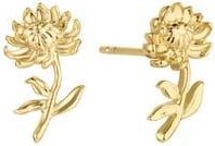 Set & Stones Elsie Birth Flower Studs in Gold /November at Nordstrom