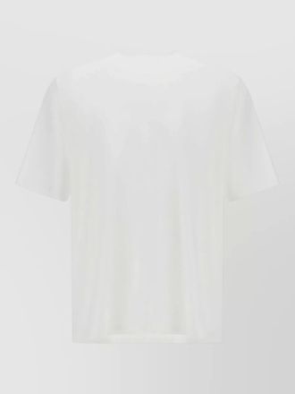 Herno stretch cotton jersey t shirt scuba trim